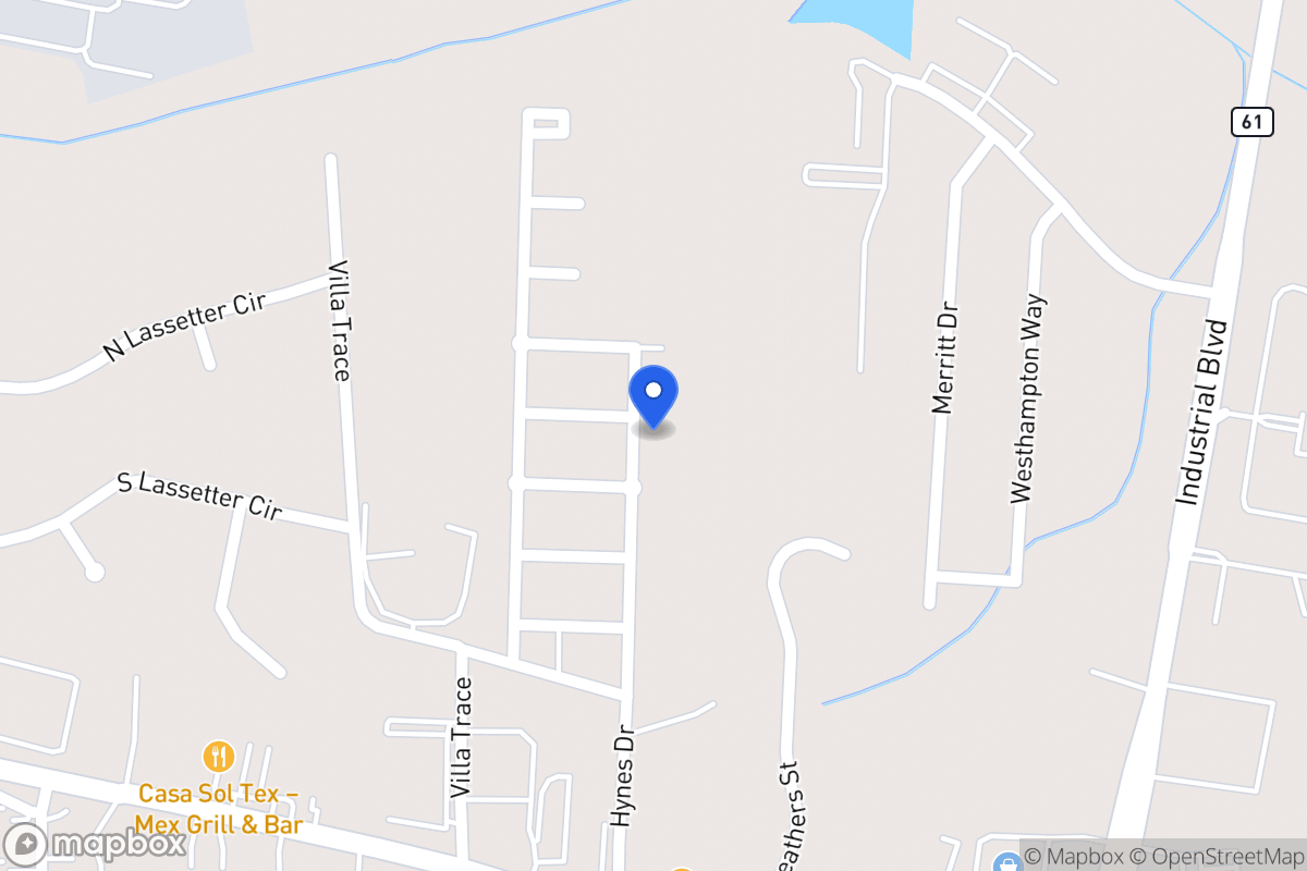 Map of 357 Hynes Dr