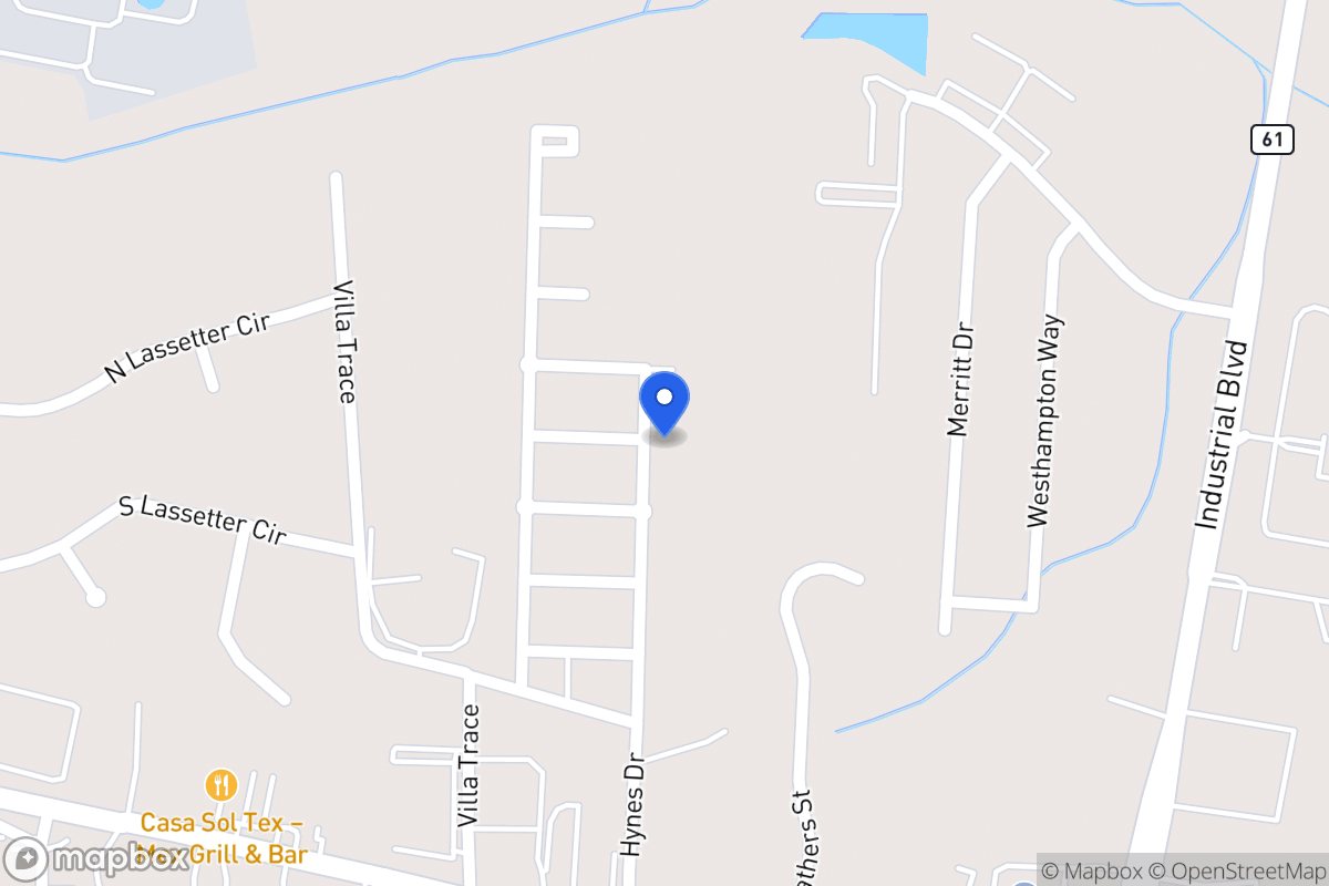 Map of 361 Hynes Dr