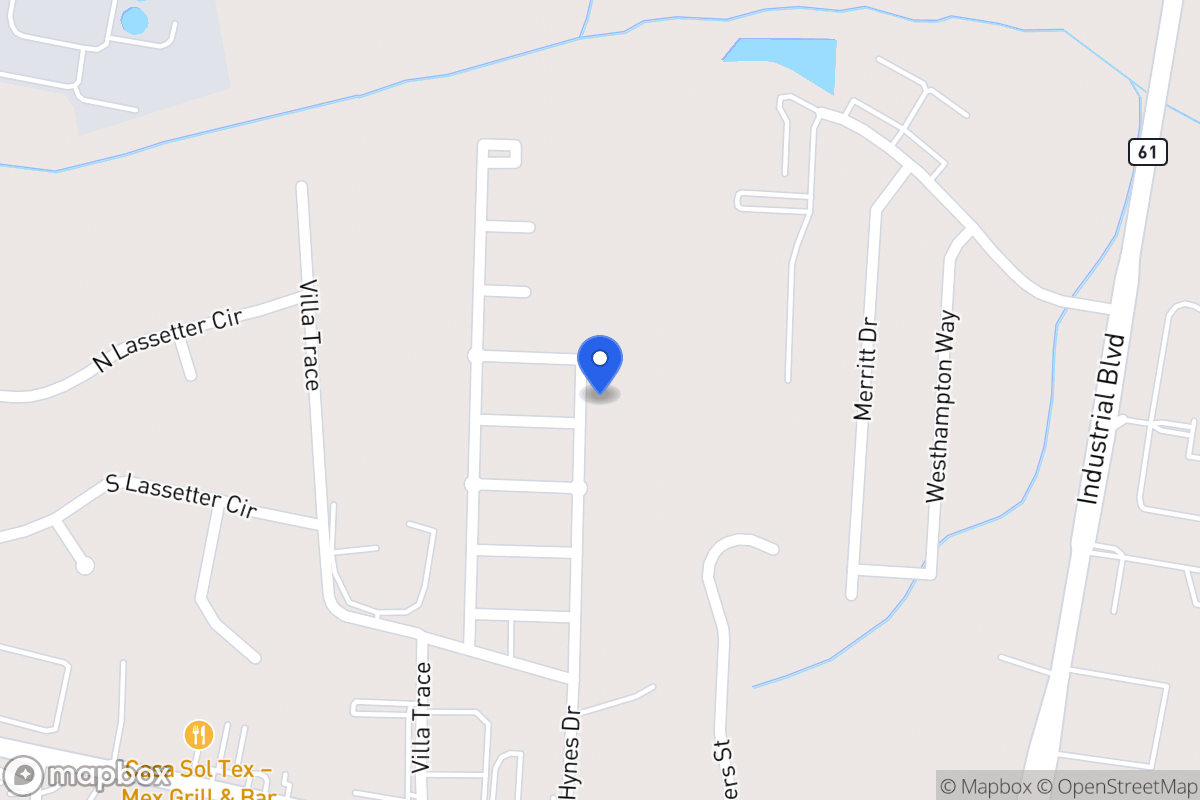 Map of 367 Hynes Dr