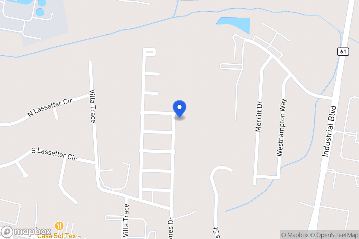 Map of 373 Hynes Dr