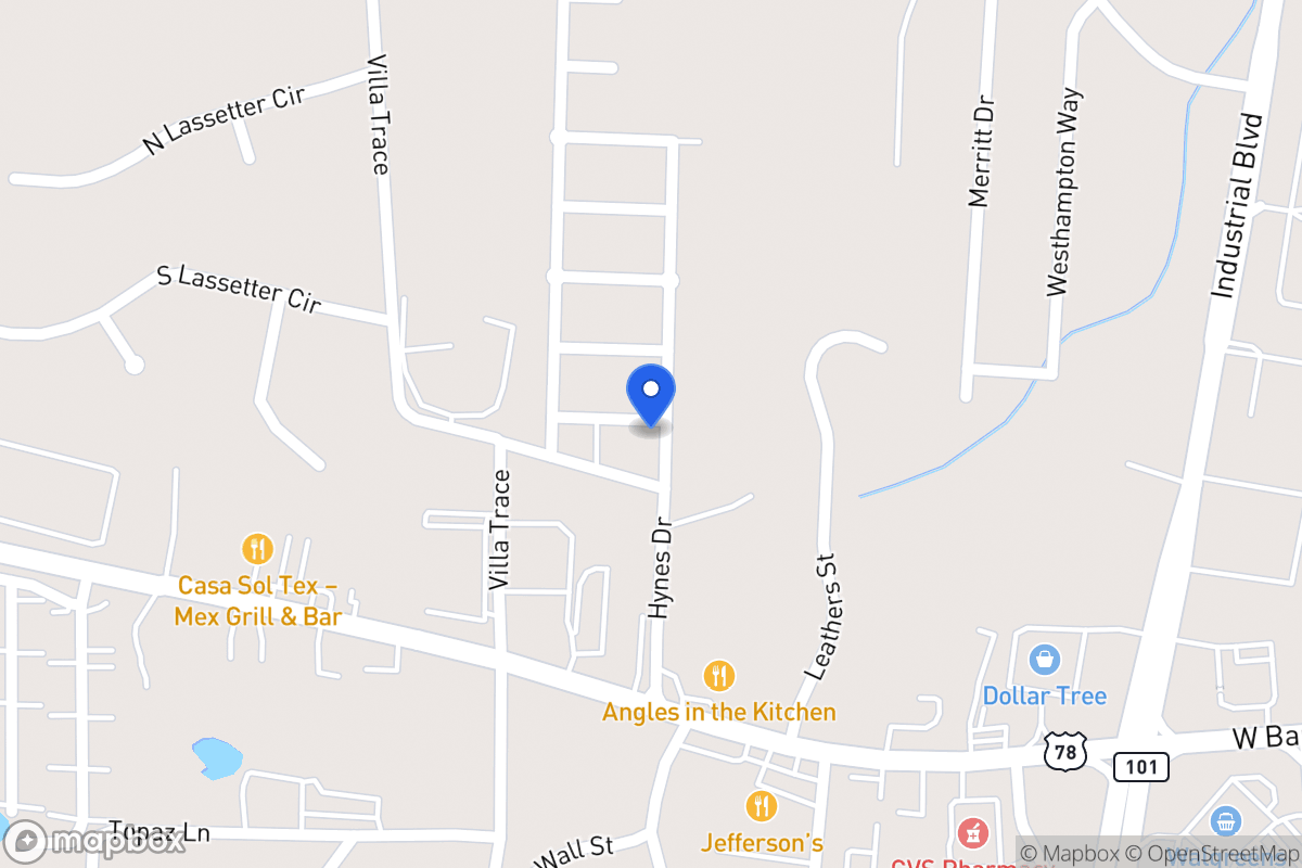 Map of 300 Hynes Dr