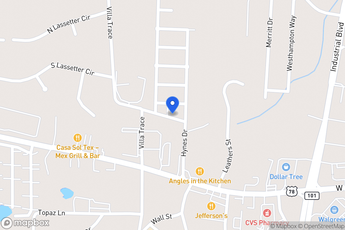 Map of 101 Feeney Lane