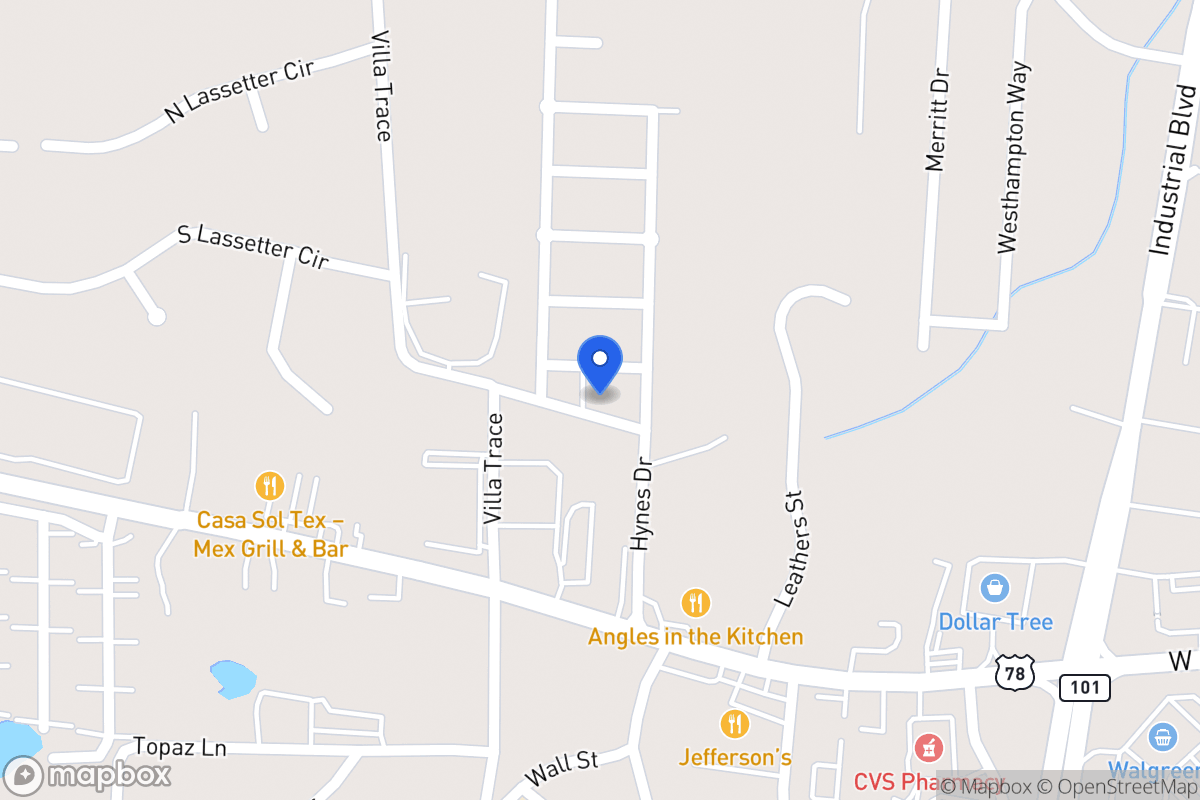 Map of 103 Feeney Lane