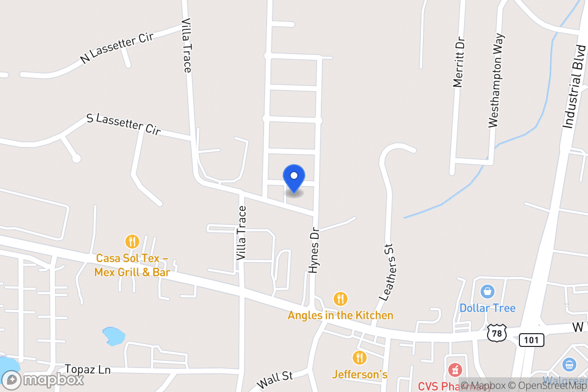 Map of 105 Feeney Lane