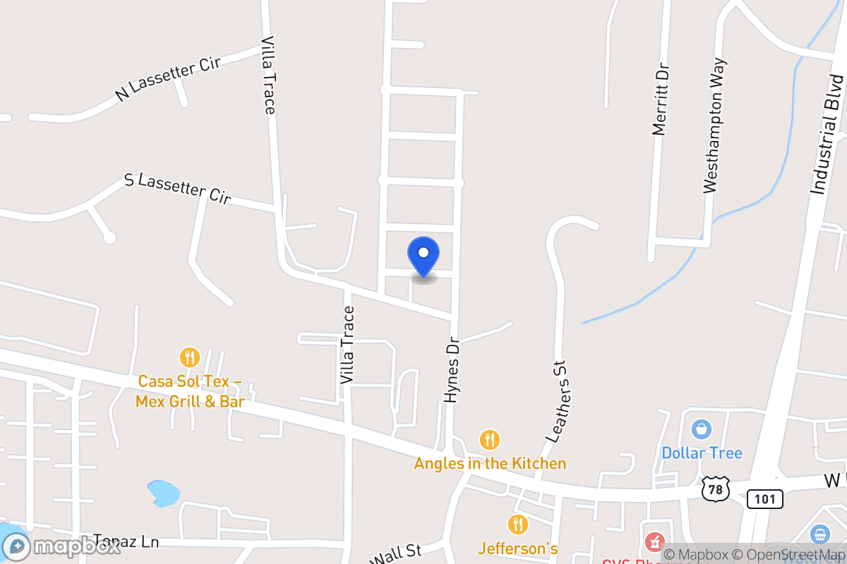 Map of 109 Feeney Lane