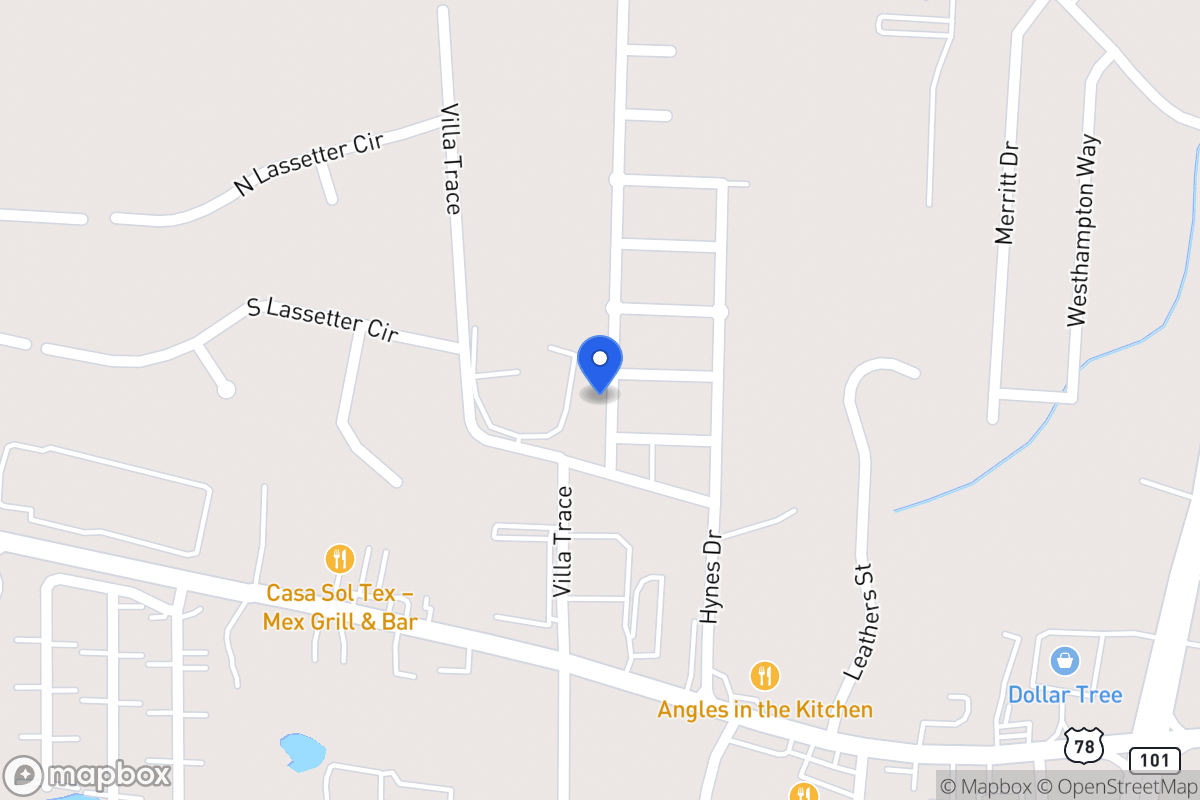 Map of 214 Gillis Way