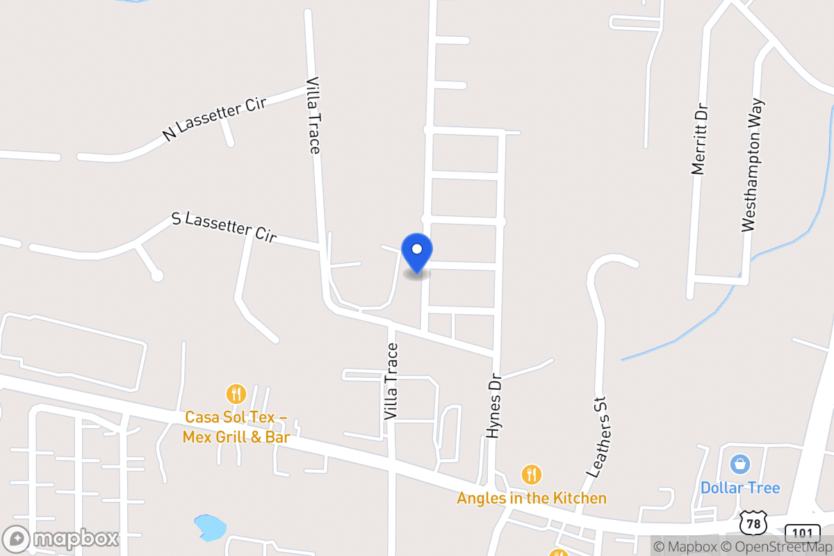 Map of 216 Gillis Way