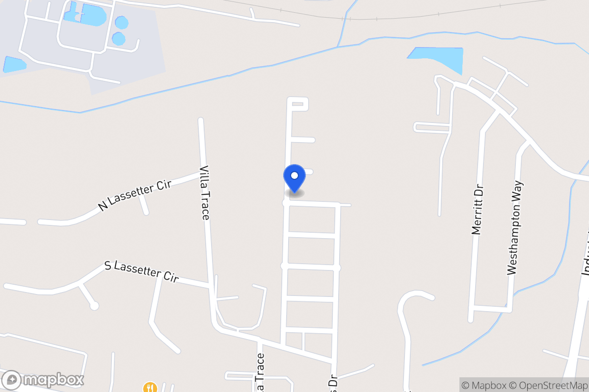Map of 701 Hargrave Dr
