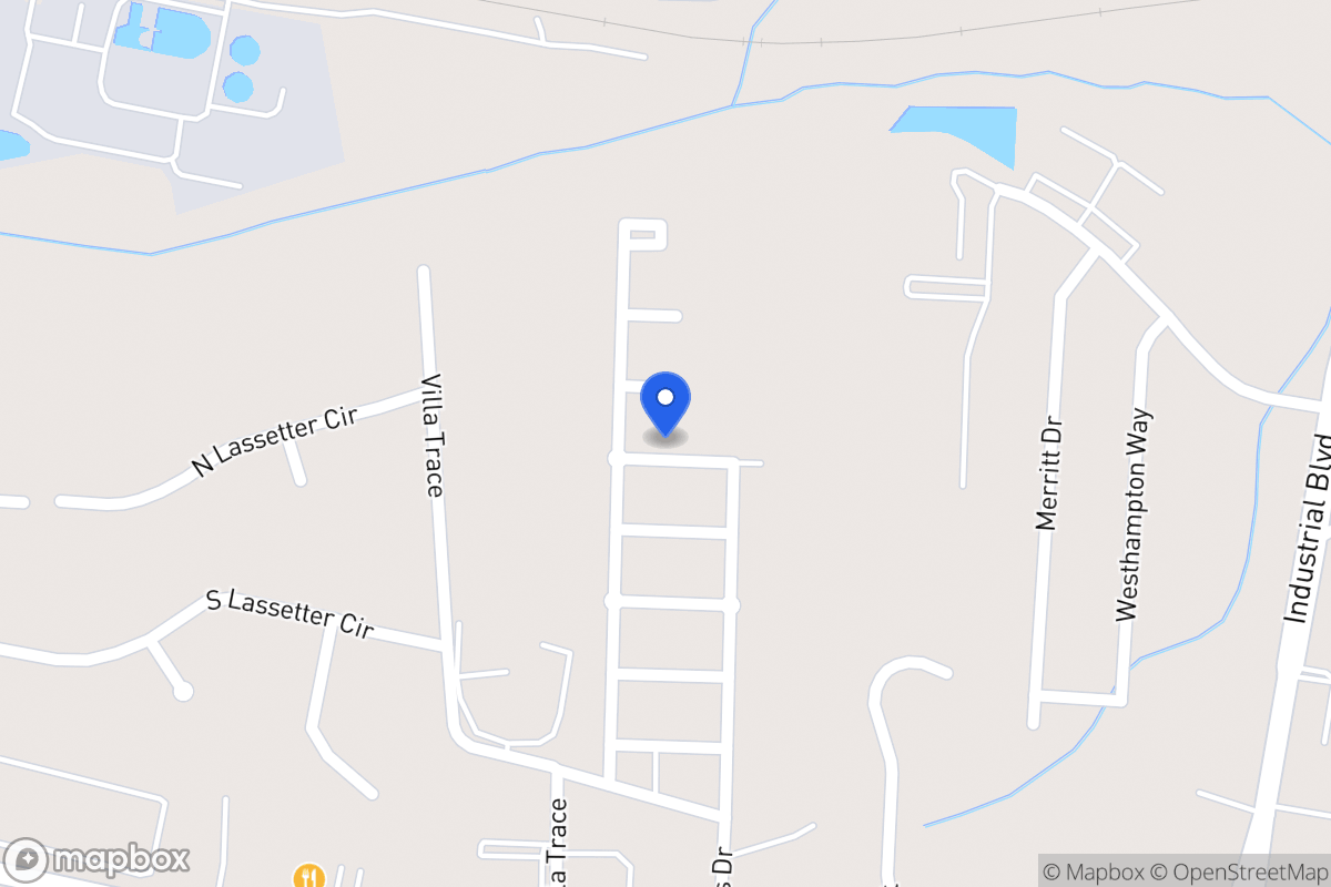 Map of 709 Hargrave Dr