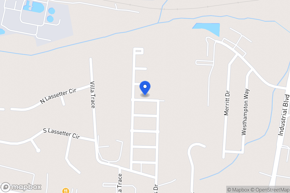 Map of 711 Hargrave Dr