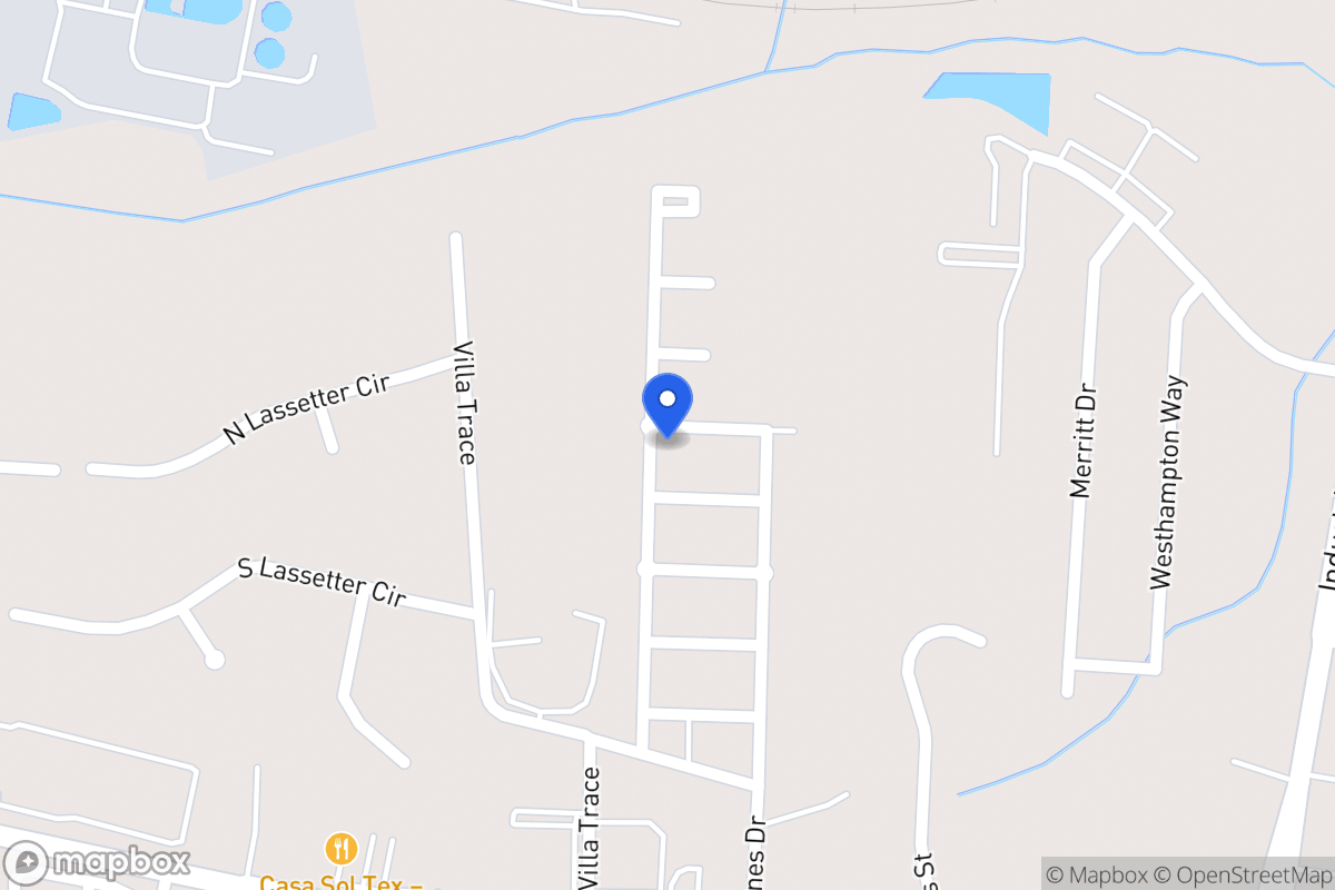 Map of 700 Hargrave Dr