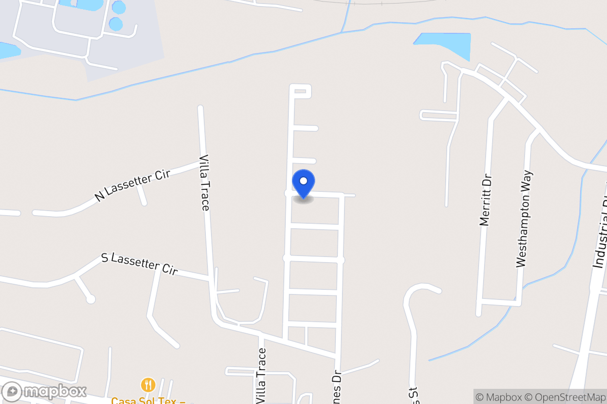 Map of 704 Hargrave Dr