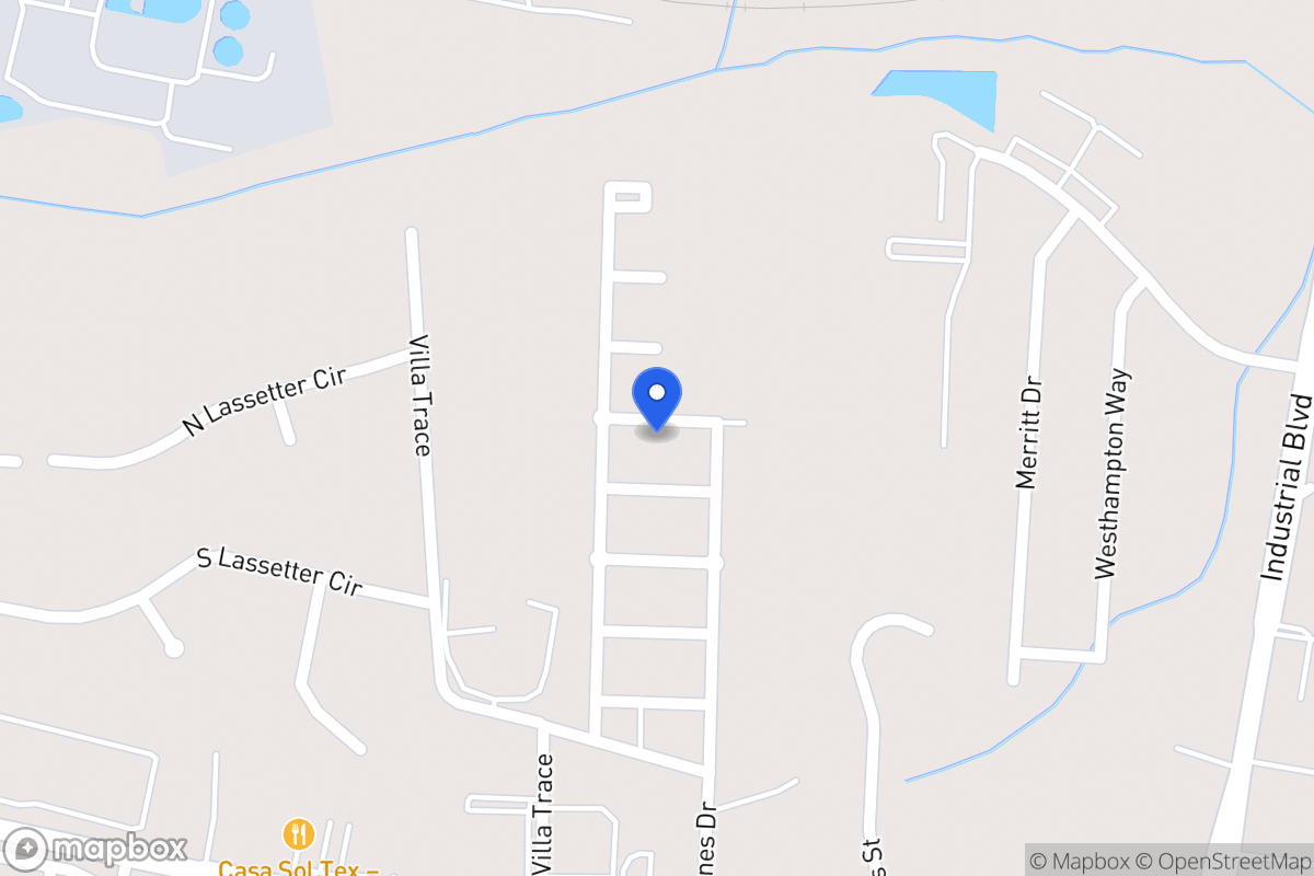 Map of 710 Hargrave Dr