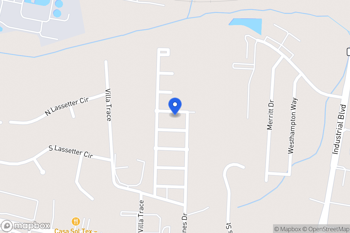 Map of 712 Hargrave Dr