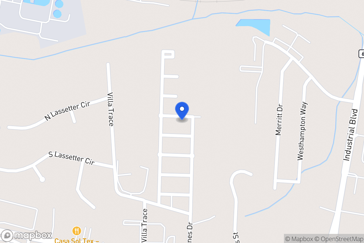 Map of 714 Hargrave Dr