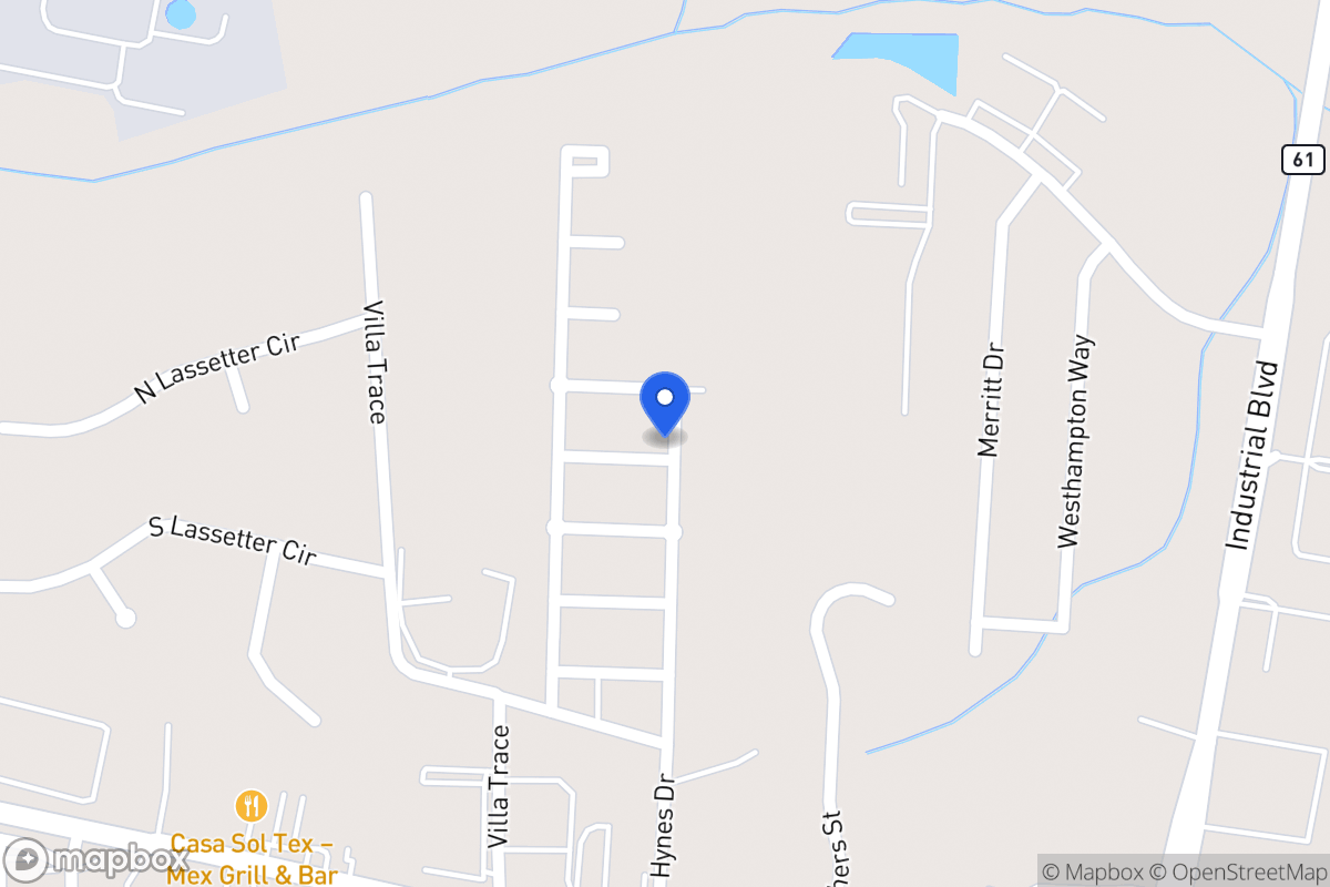 Map of 623 Trant Dr