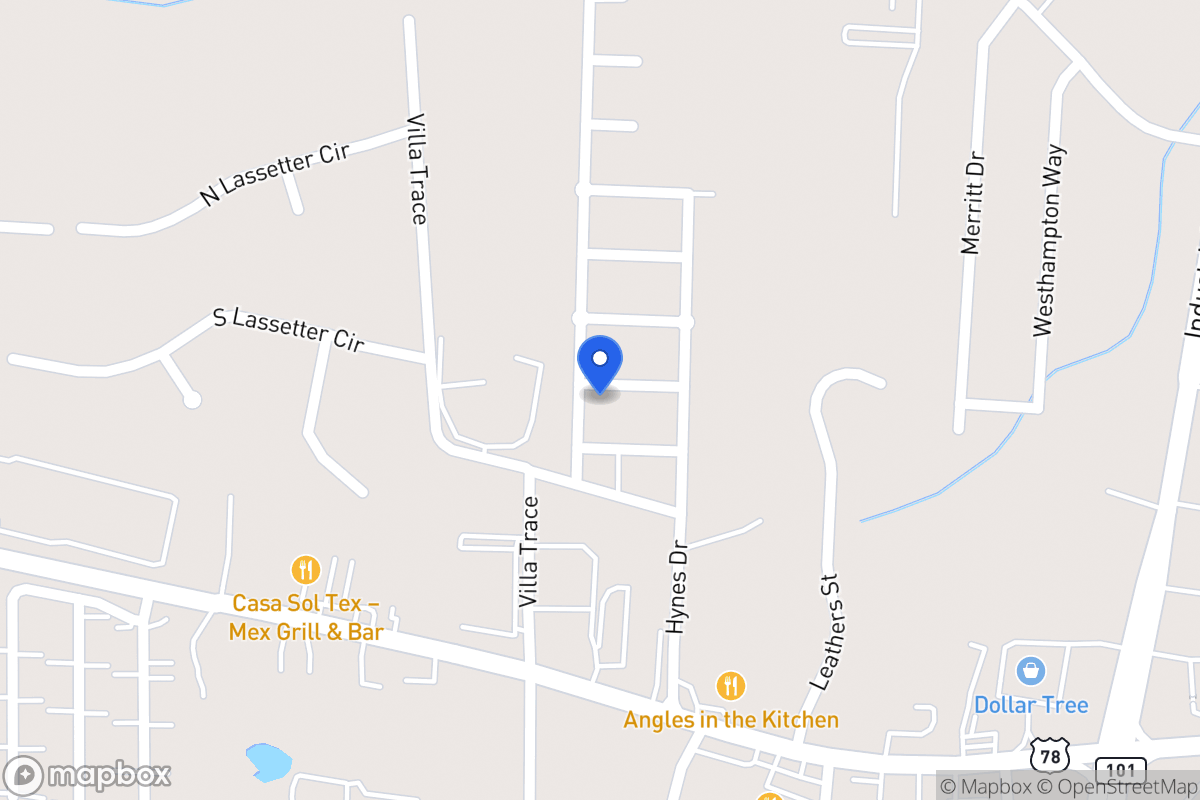 Map of 402 Towson St