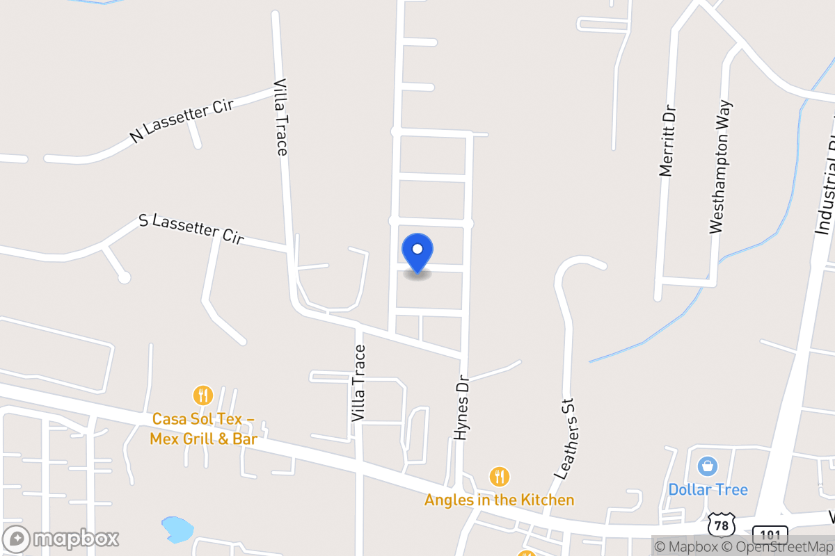 Map of 406 Towson St