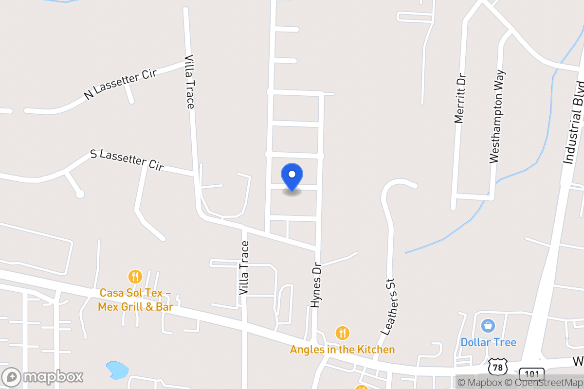 Map of 410 Towson St