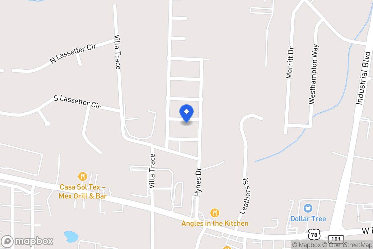 Map of 412 Towson St