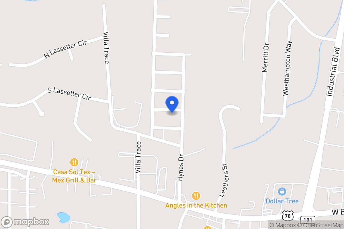 Map of 414 Towson St