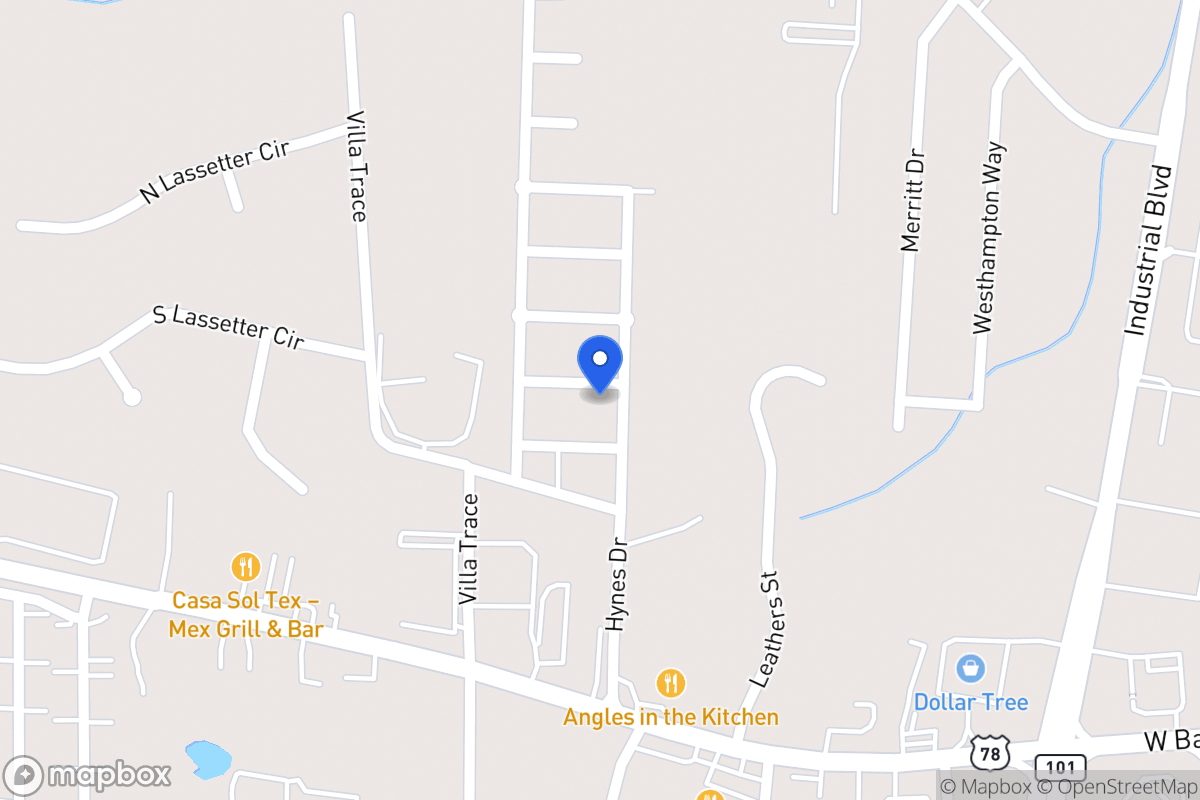 Map of 418 Towson St