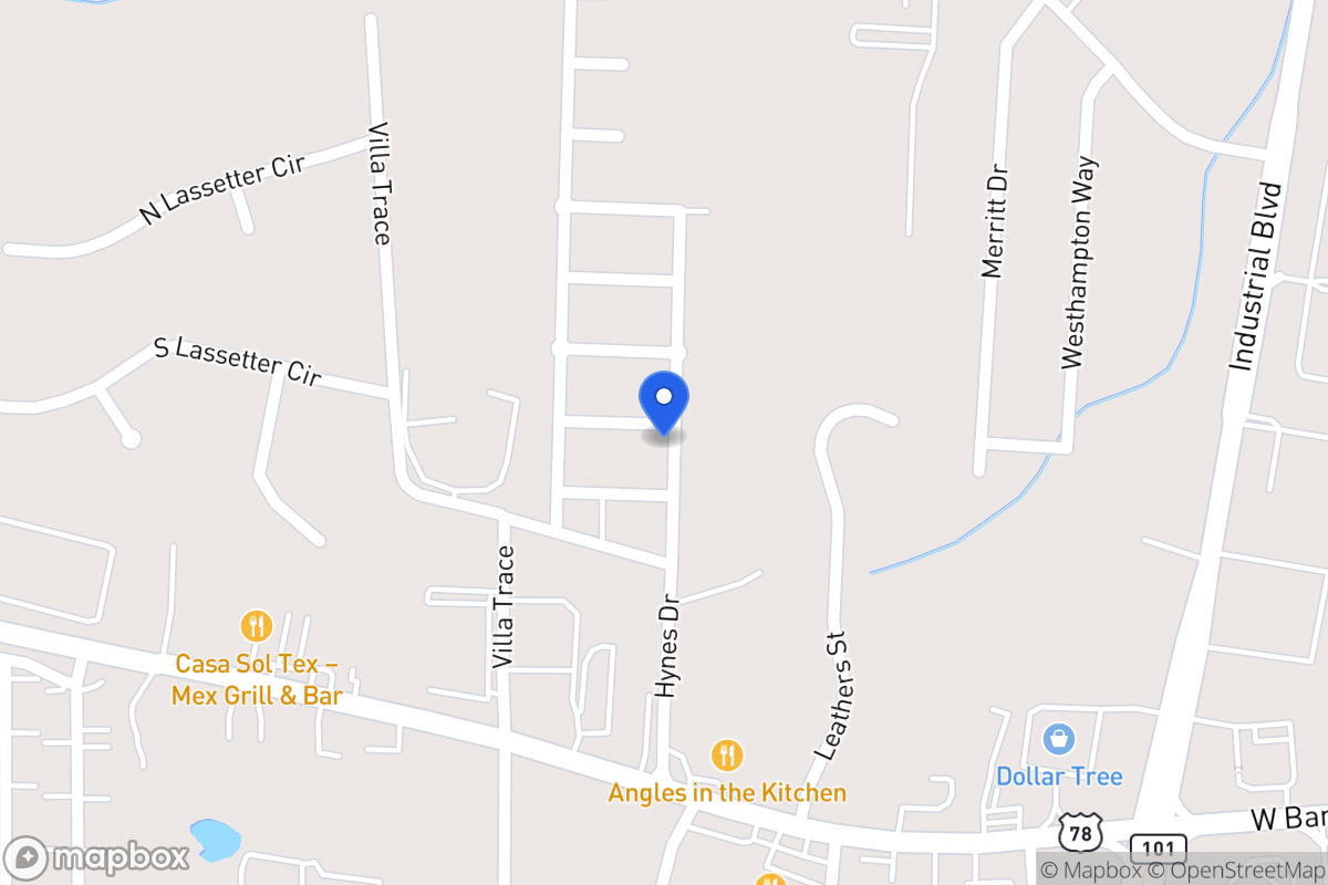 Map of 422 Towson St