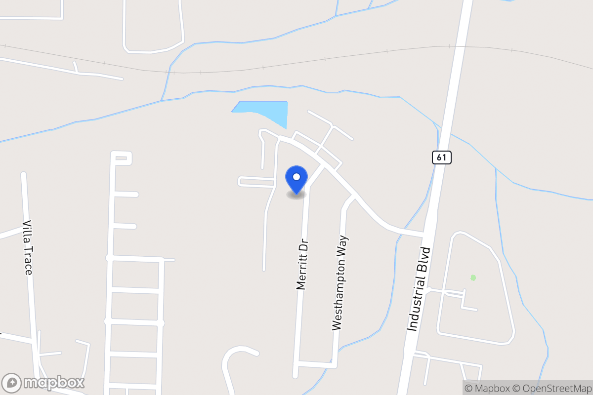 Map of 1016 Merritt Dr