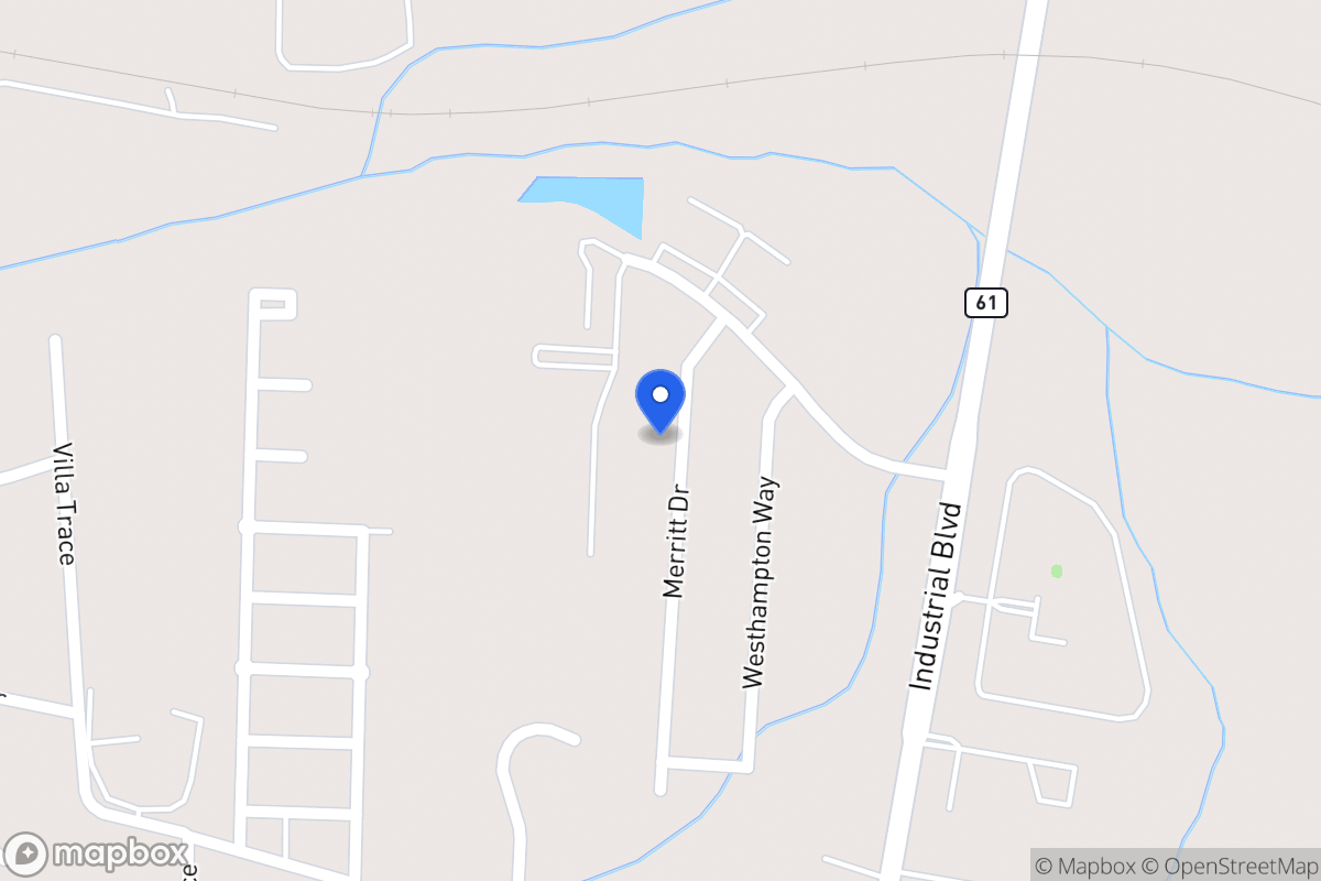Map of 1028 Merritt Dr