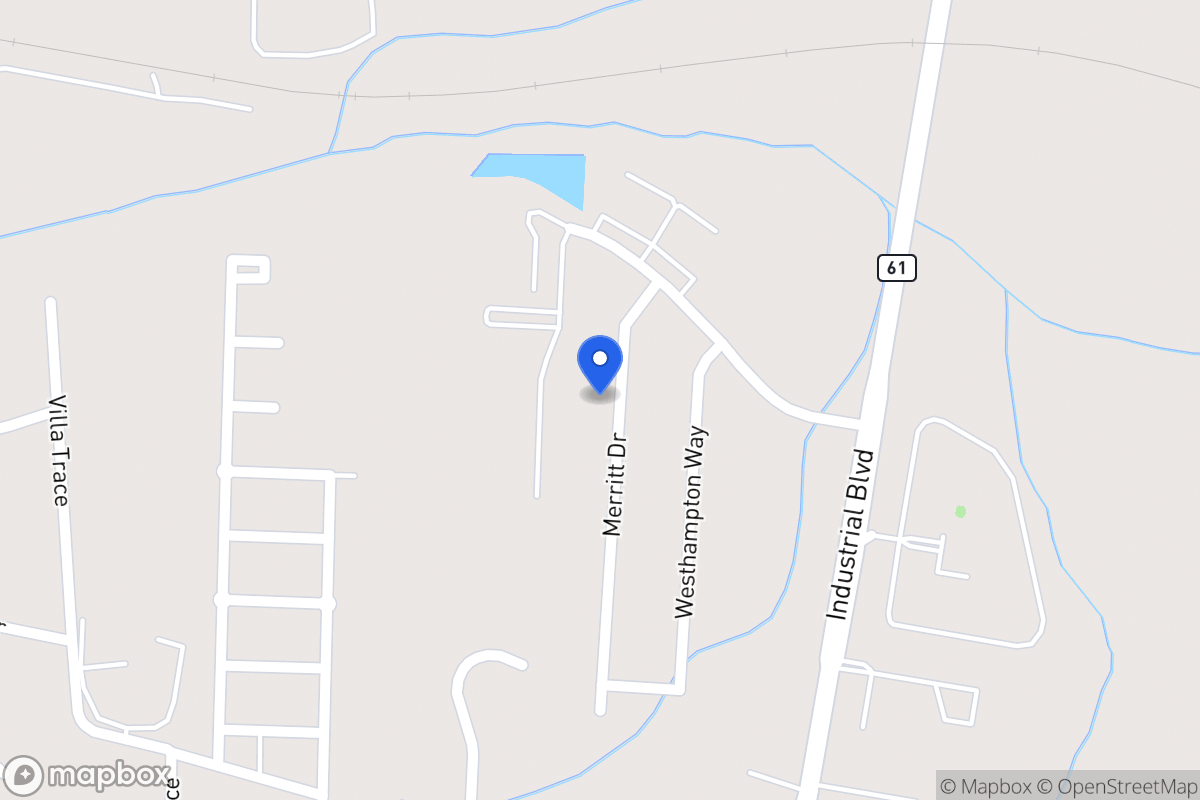 Map of 1030 Merritt Dr