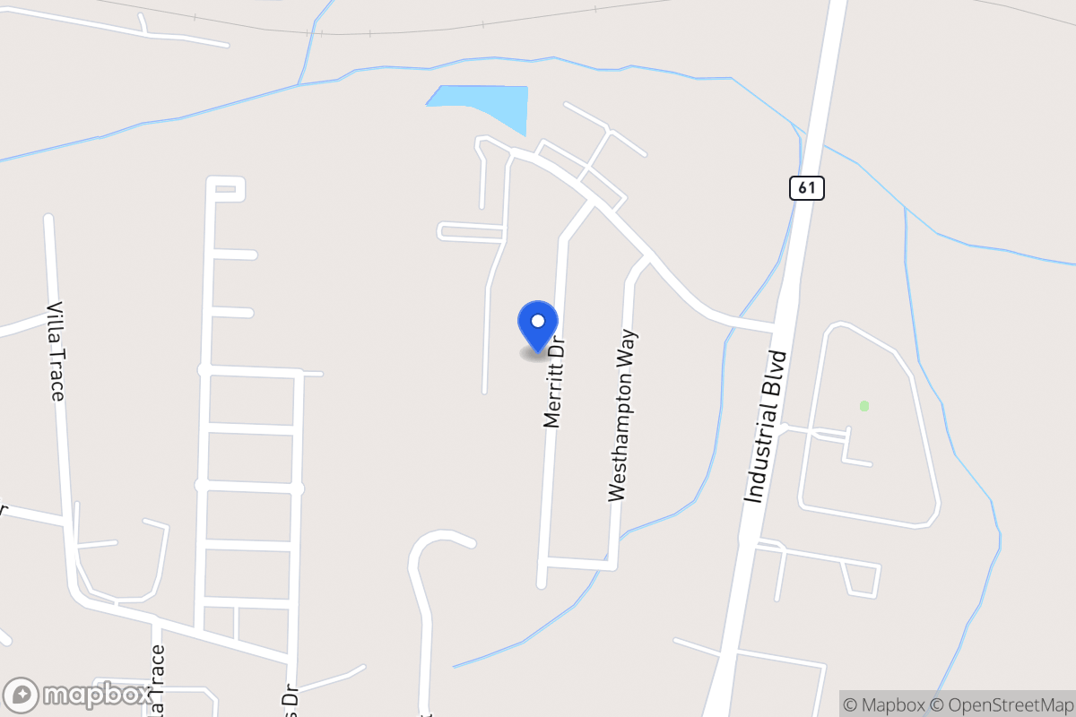 Map of 1044 Merritt Dr