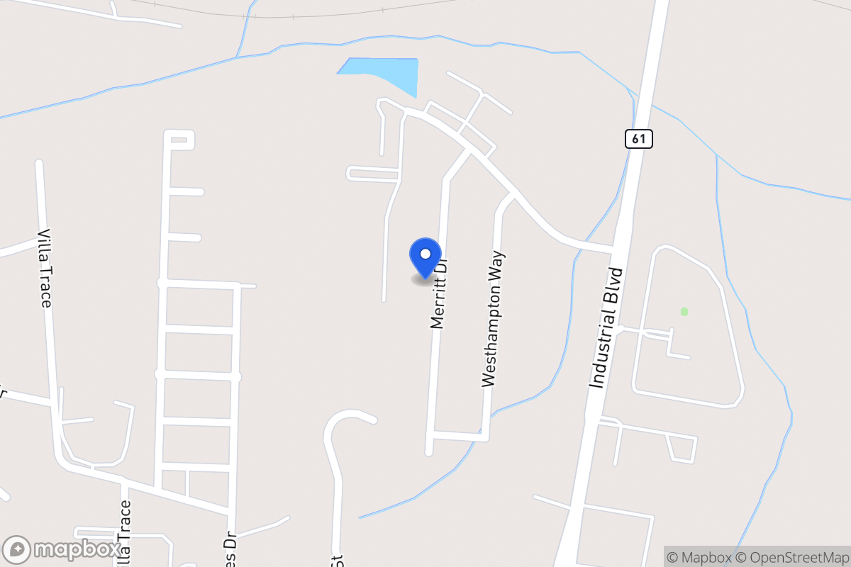 Map of 1046 Merritt Dr