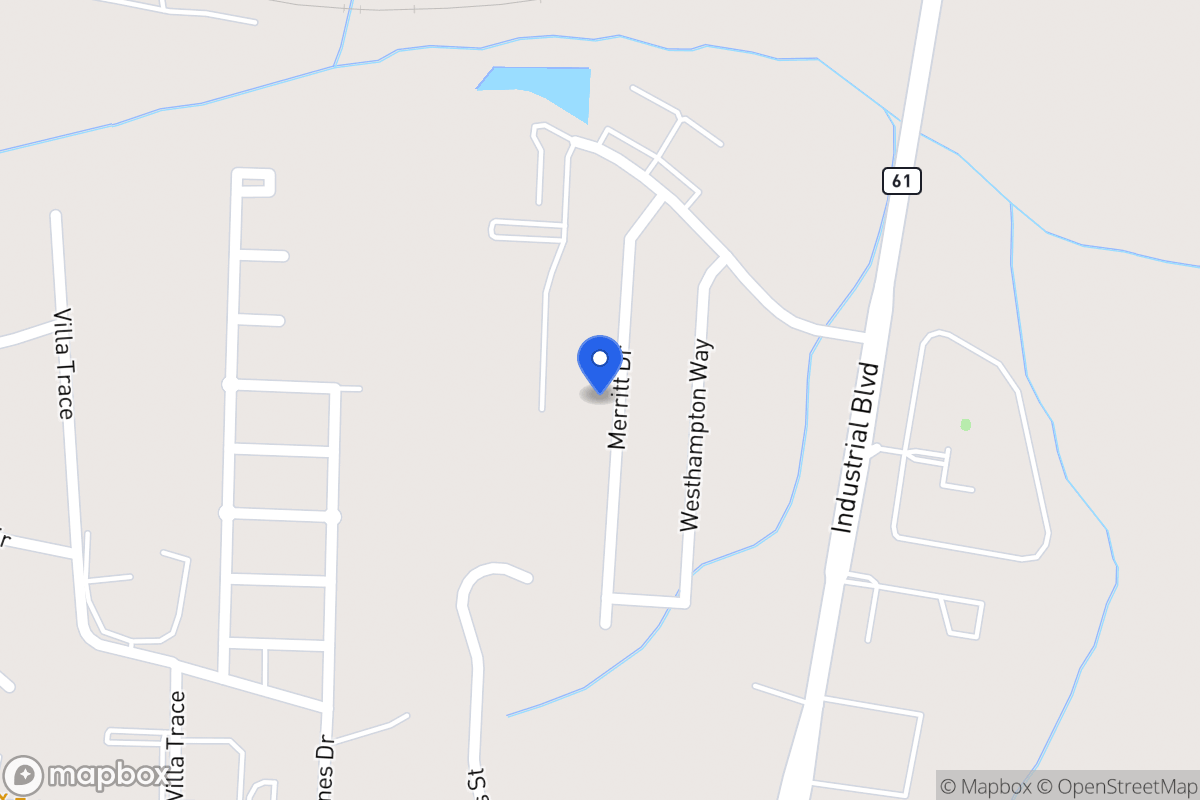 Map of 1050 Merritt Dr