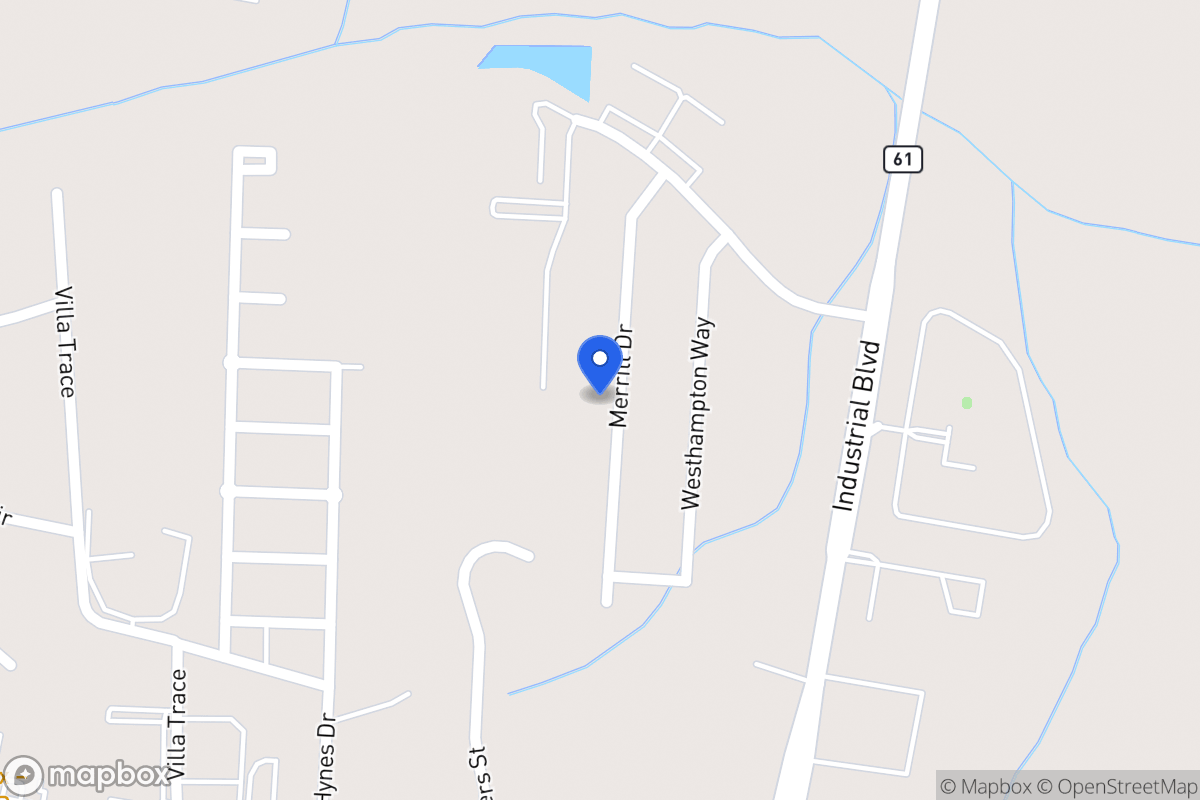 Map of 1056 Merritt Dr