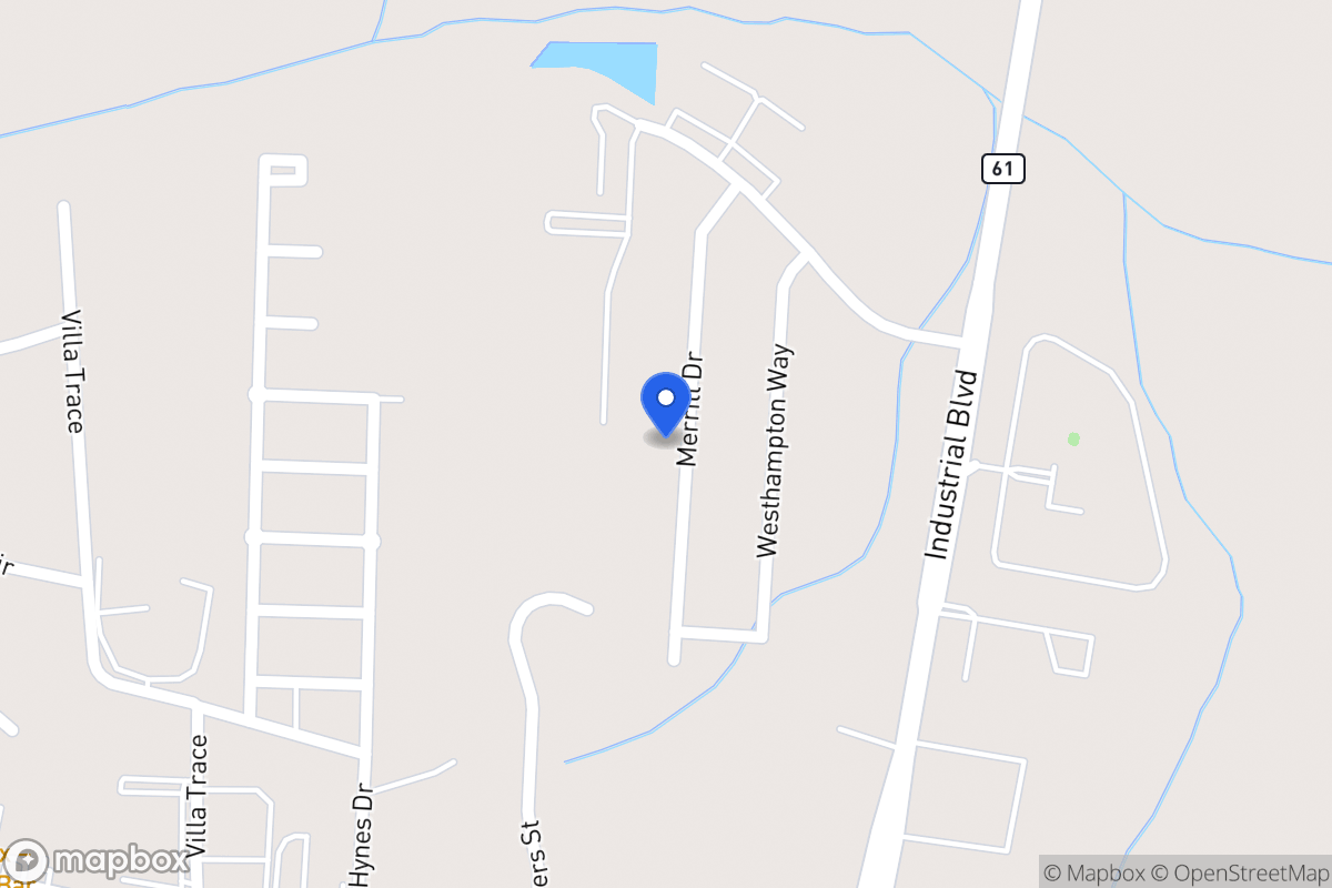 Map of 1058 Merritt Dr