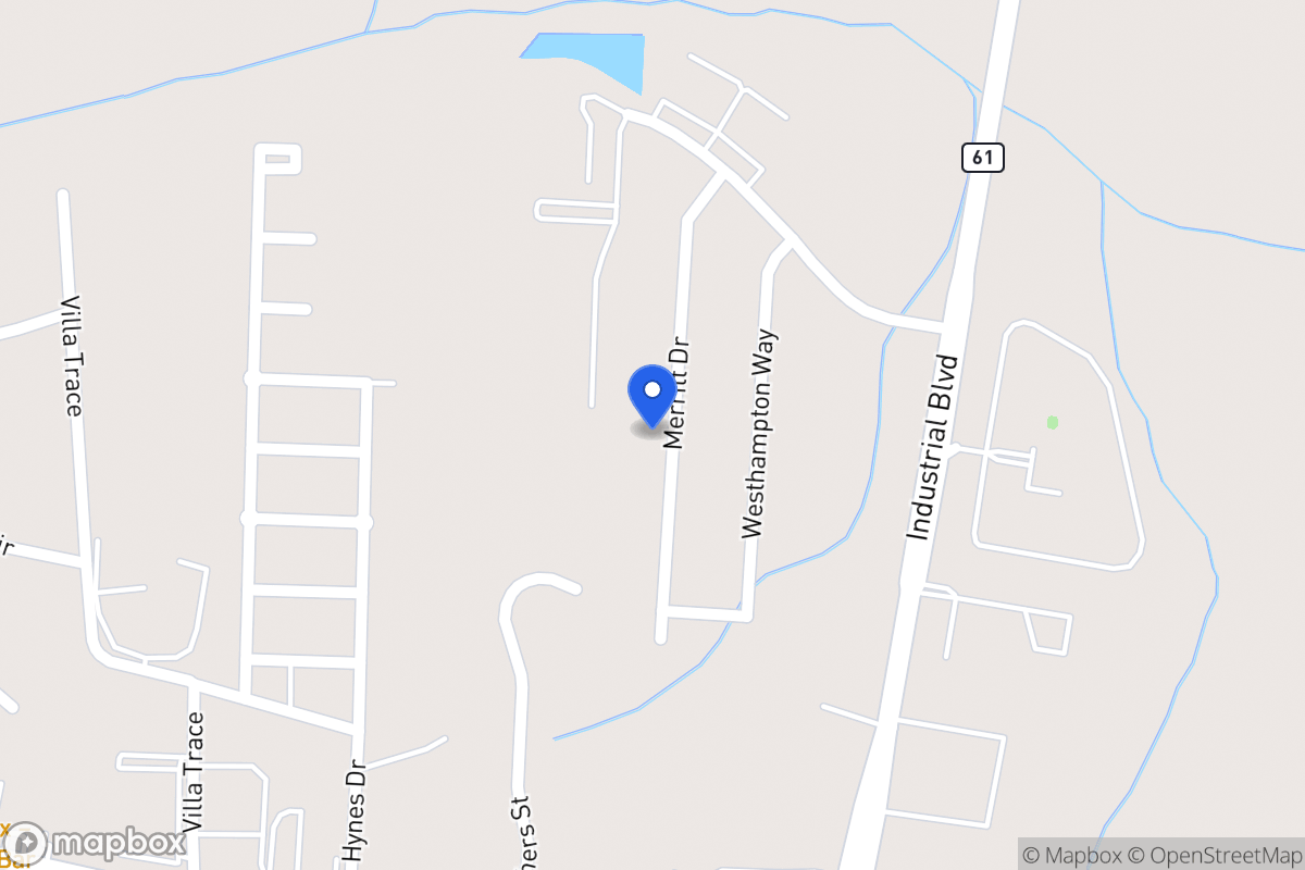 Map of 1060 Merritt Dr