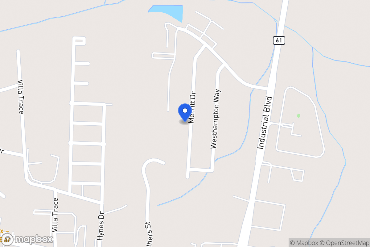 Map of 1062 Merritt Dr