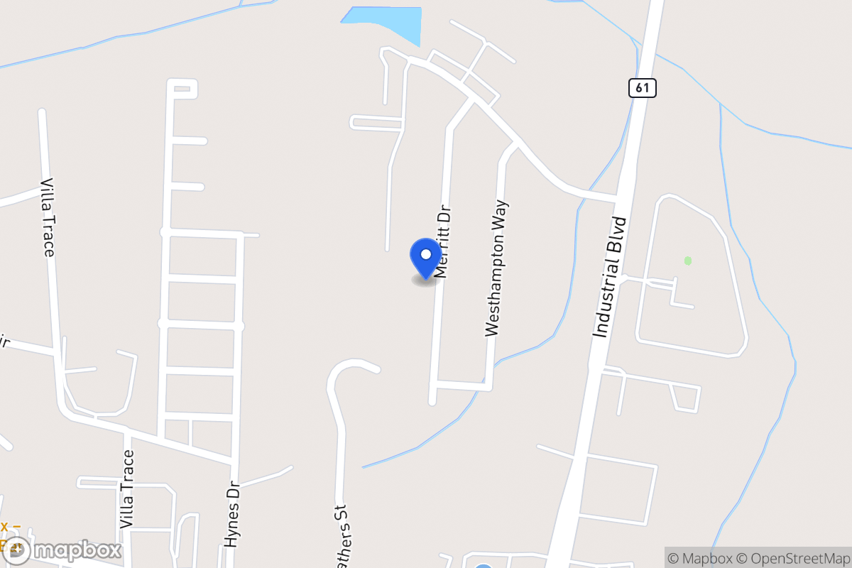 Map of 1064 Merritt Dr