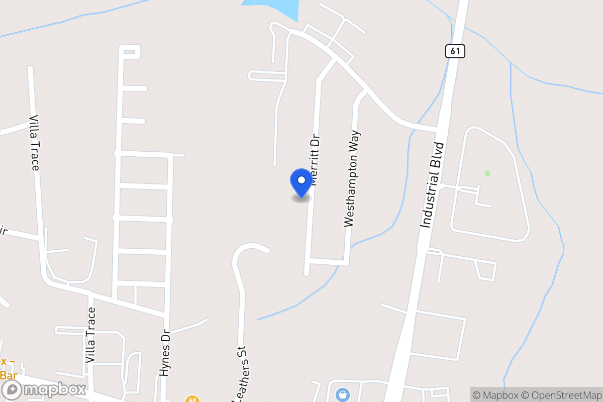 Map of 1070 Merritt Dr