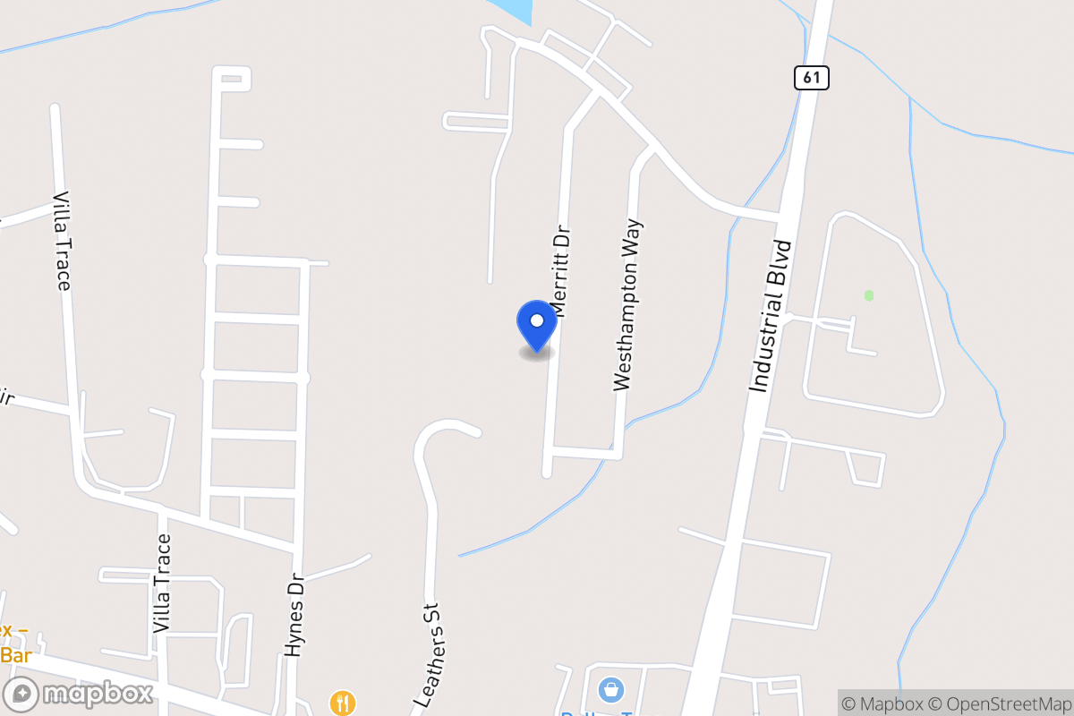 Map of 1074 Merritt Dr