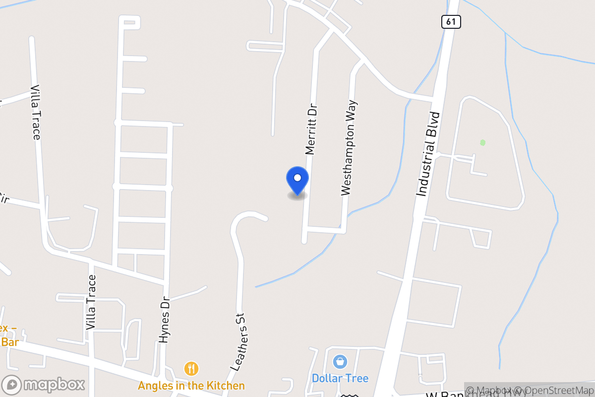 Map of 1084 Merritt Dr
