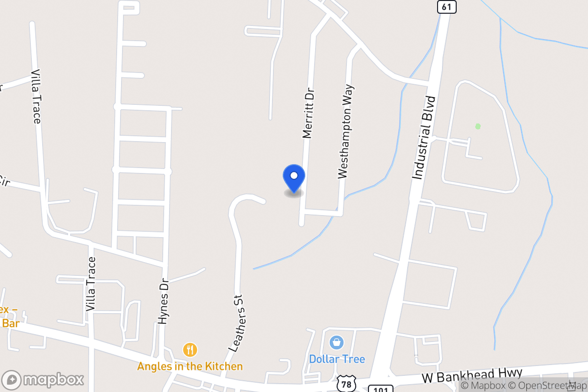 Map of 1092 Merritt Dr