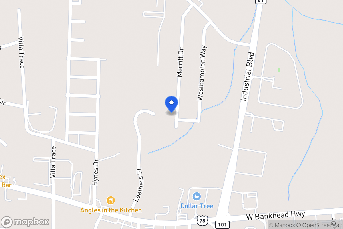 Map of 1094 Merritt Dr