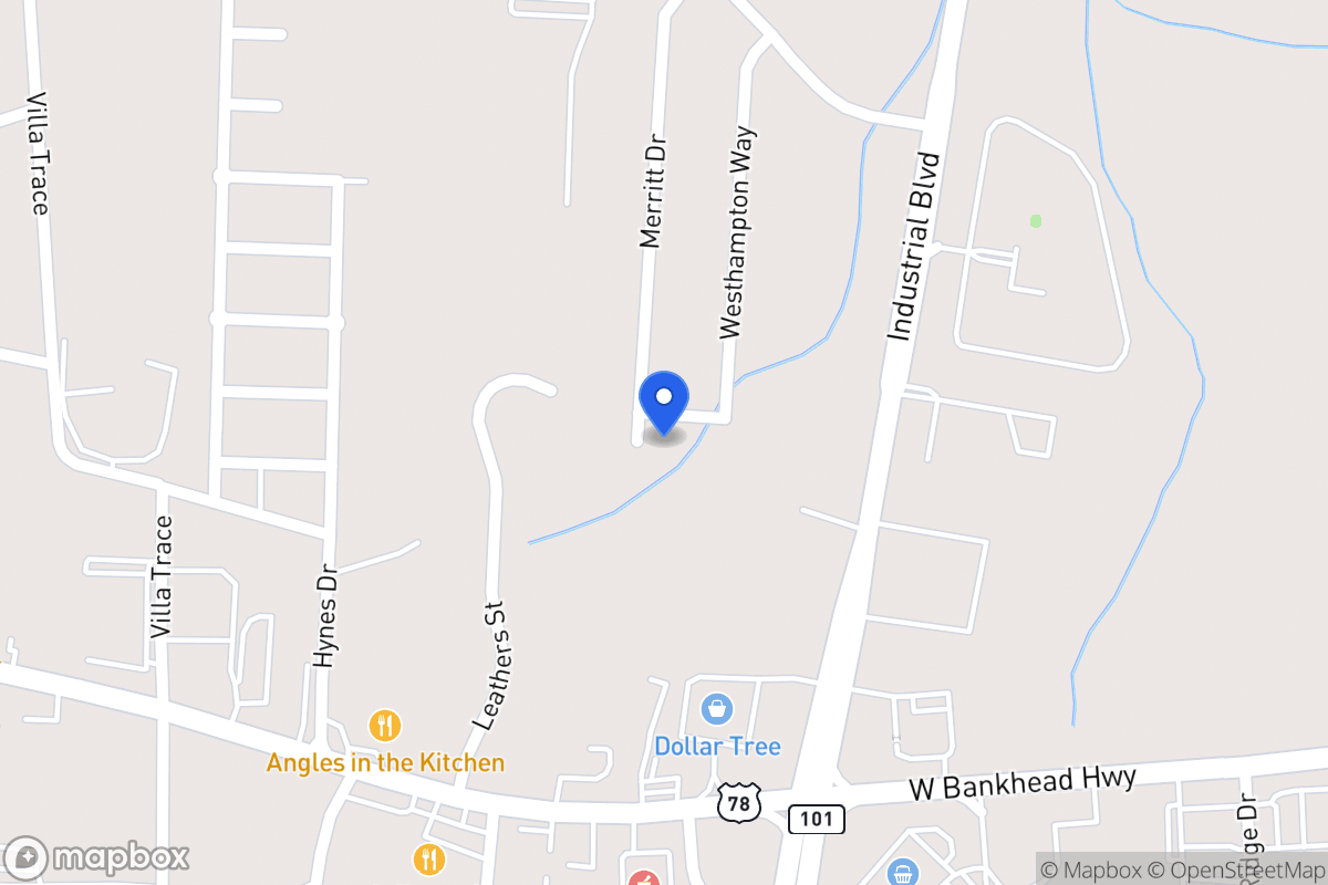 Map of 1110 Edinberg Dr