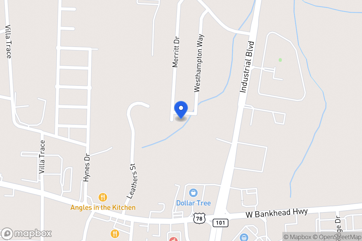 Map of 1112 Edinberg Dr