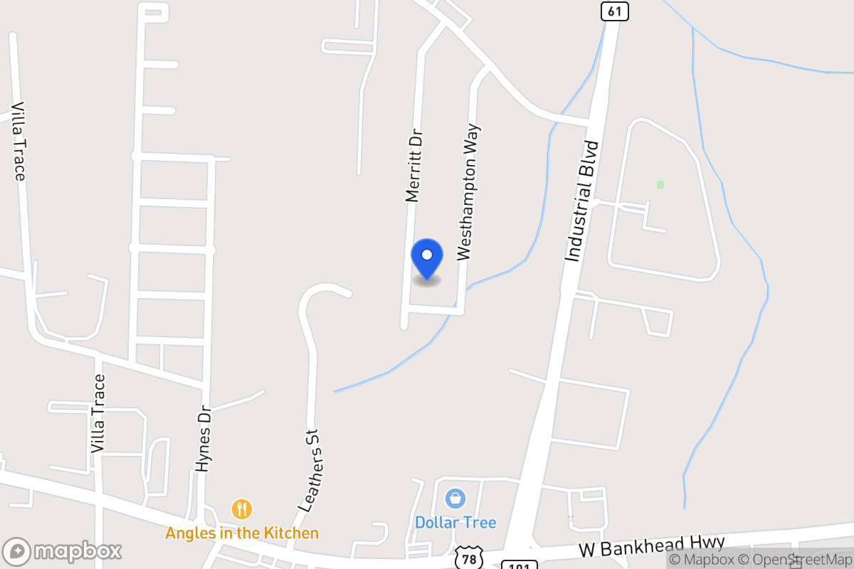 Map of 1089 Merritt Dr