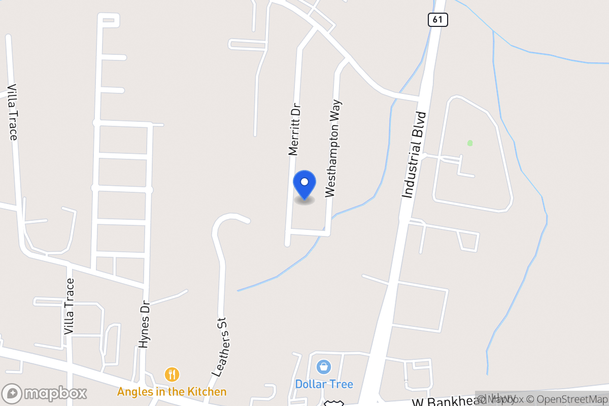 Map of 1083 Merritt Dr