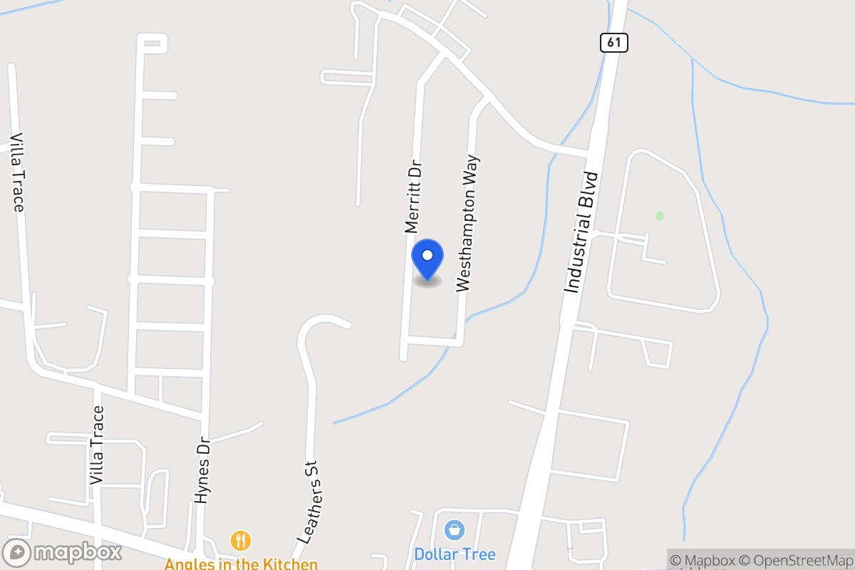 Map of 1079 Merritt Dr