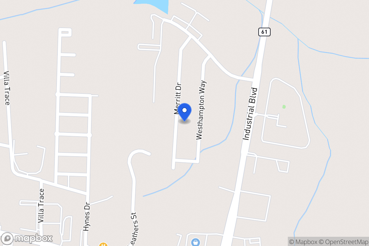 Map of 1067 Merritt Dr
