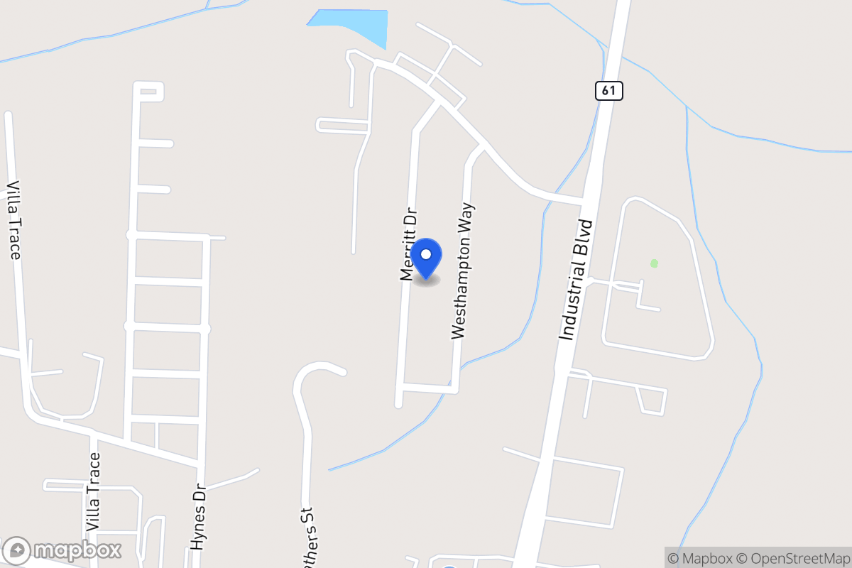 Map of 1063 Merritt Dr